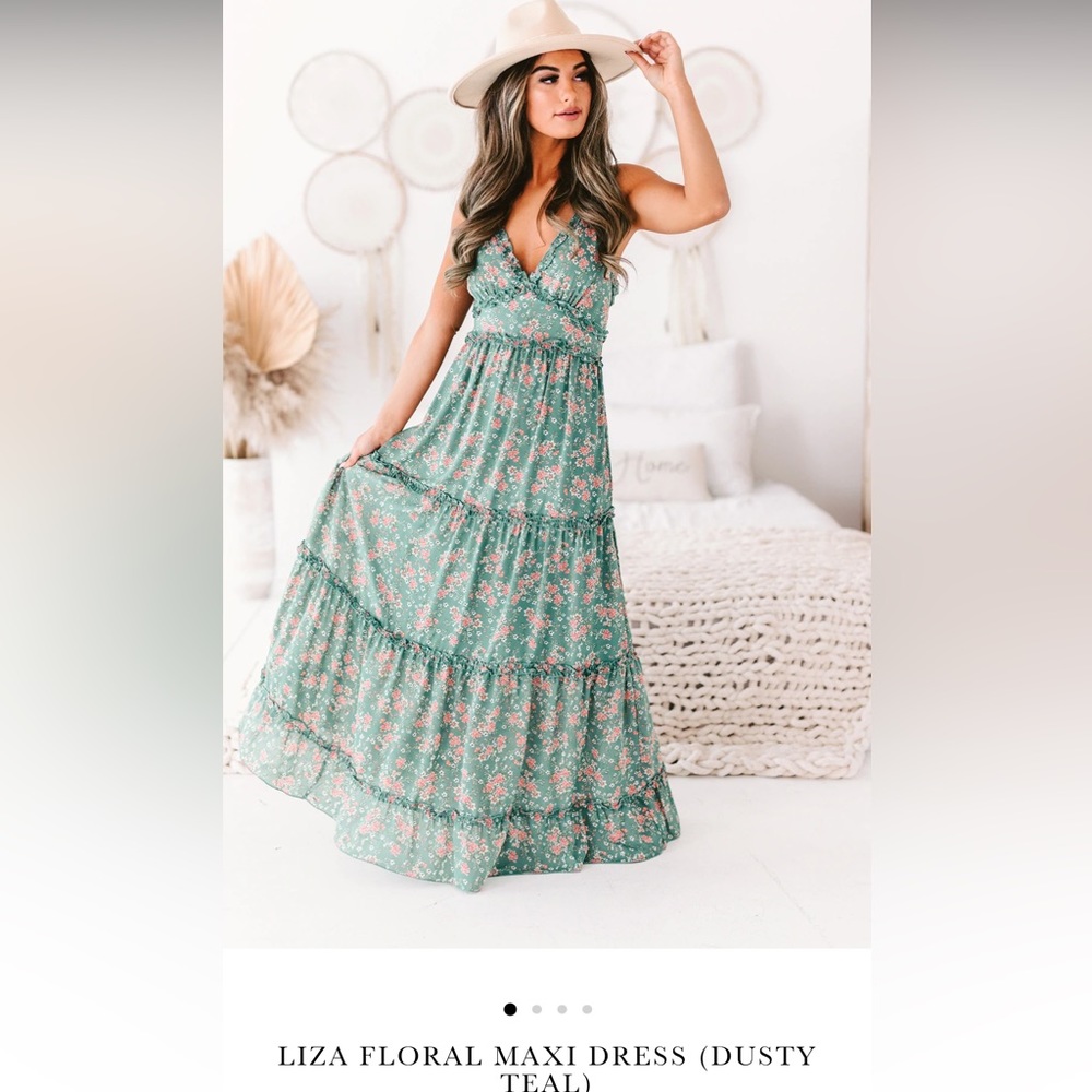 Liza Floral Maci dress
